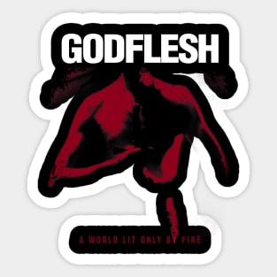 Godflesh A World Lit Only By Fire Sticker